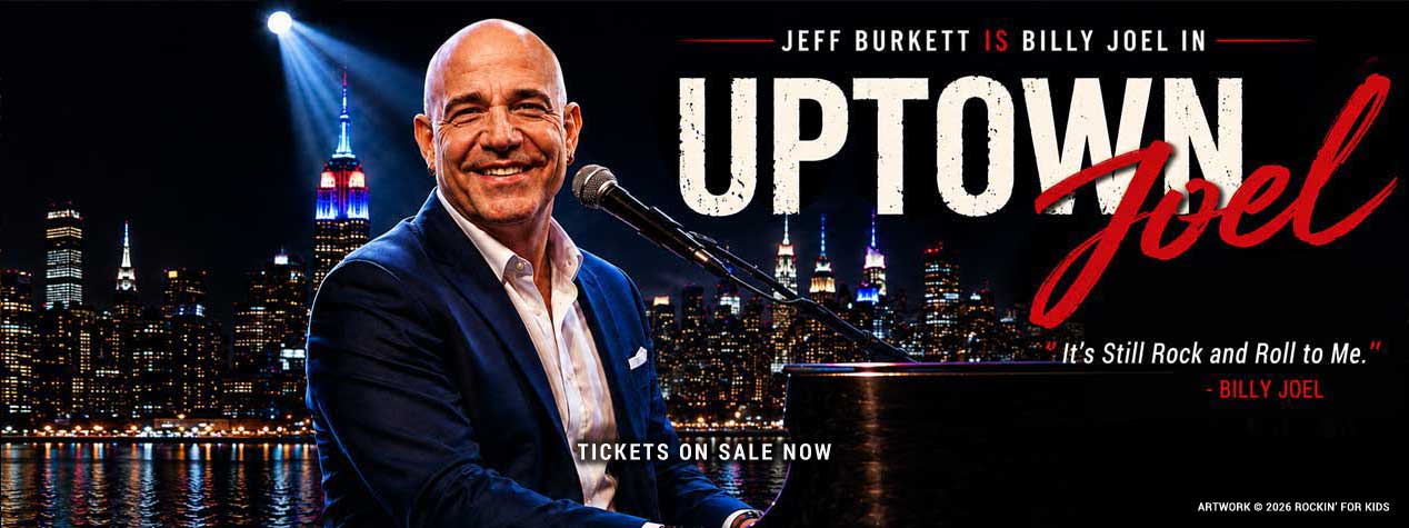 Uptown Joel starring Jeff Burkett — tickets on sale now for November 14 at QCPAC